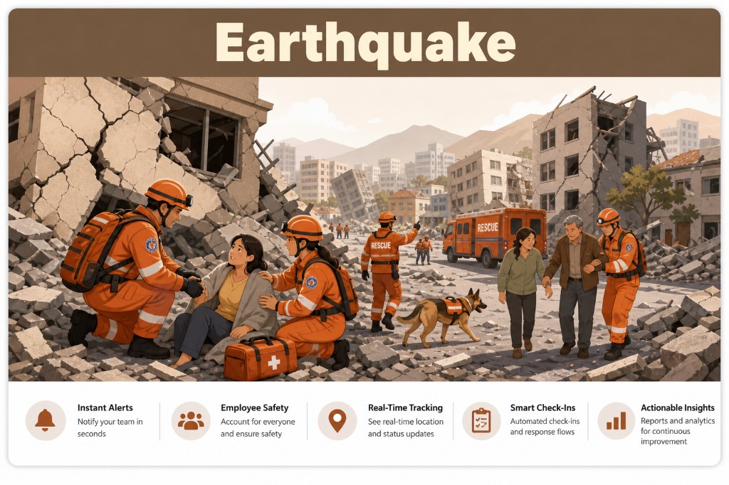 Earthquake — crisis response and employee safety